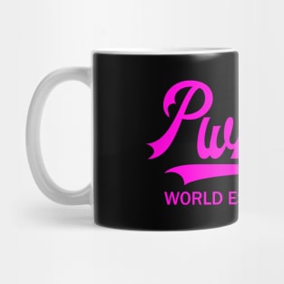 Pwnstar™ Hot Pink World Esports Tour Baseball Swash 1 Mug